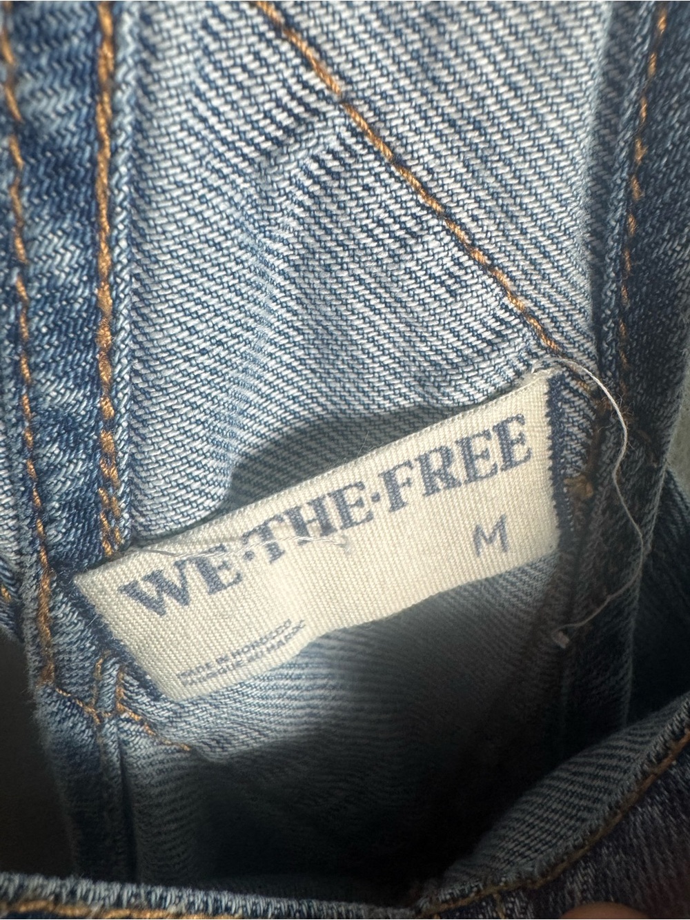 We the Free Ziggy Denim Overalls Size Medium Sapphire blue - Picture 5 of 7
